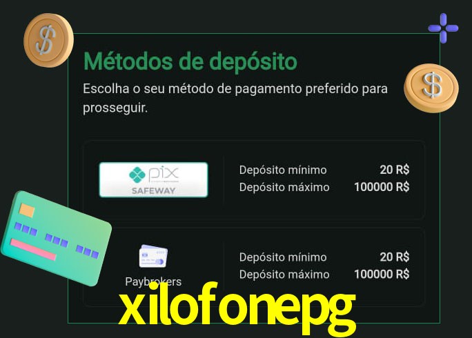 O cassino xilofonepg oferece uma grande variedade de métodos de pagamento